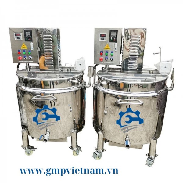 Máy trộn mỹ phẩm, bồn trộn chất lỏng công nghiệp chính hãng
